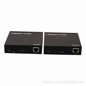 HD Base-T5 Play, Supports RS232 Signal Bypass